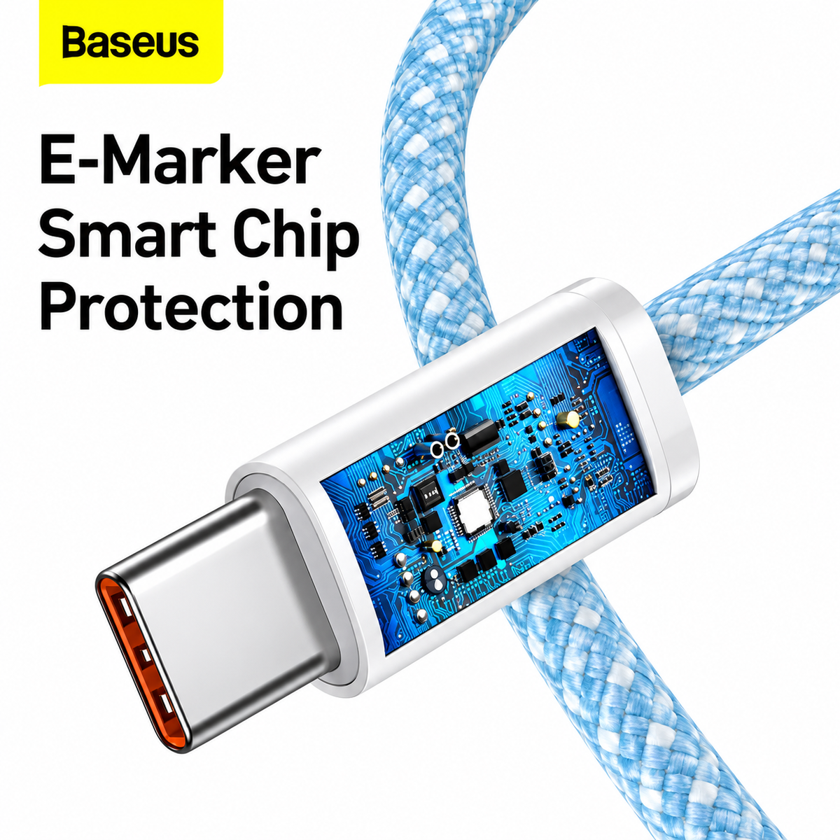Baseus Dynamic Series 100W Fast Braided Charging Data Cable Type-C to Type-C