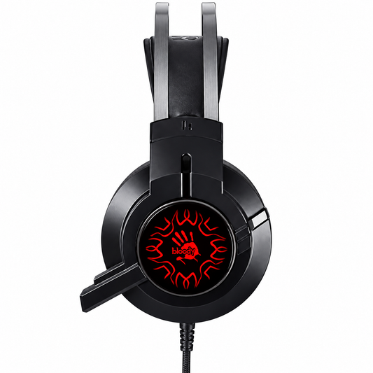Bloody G200 RGB Gaming Headset – Black & Red