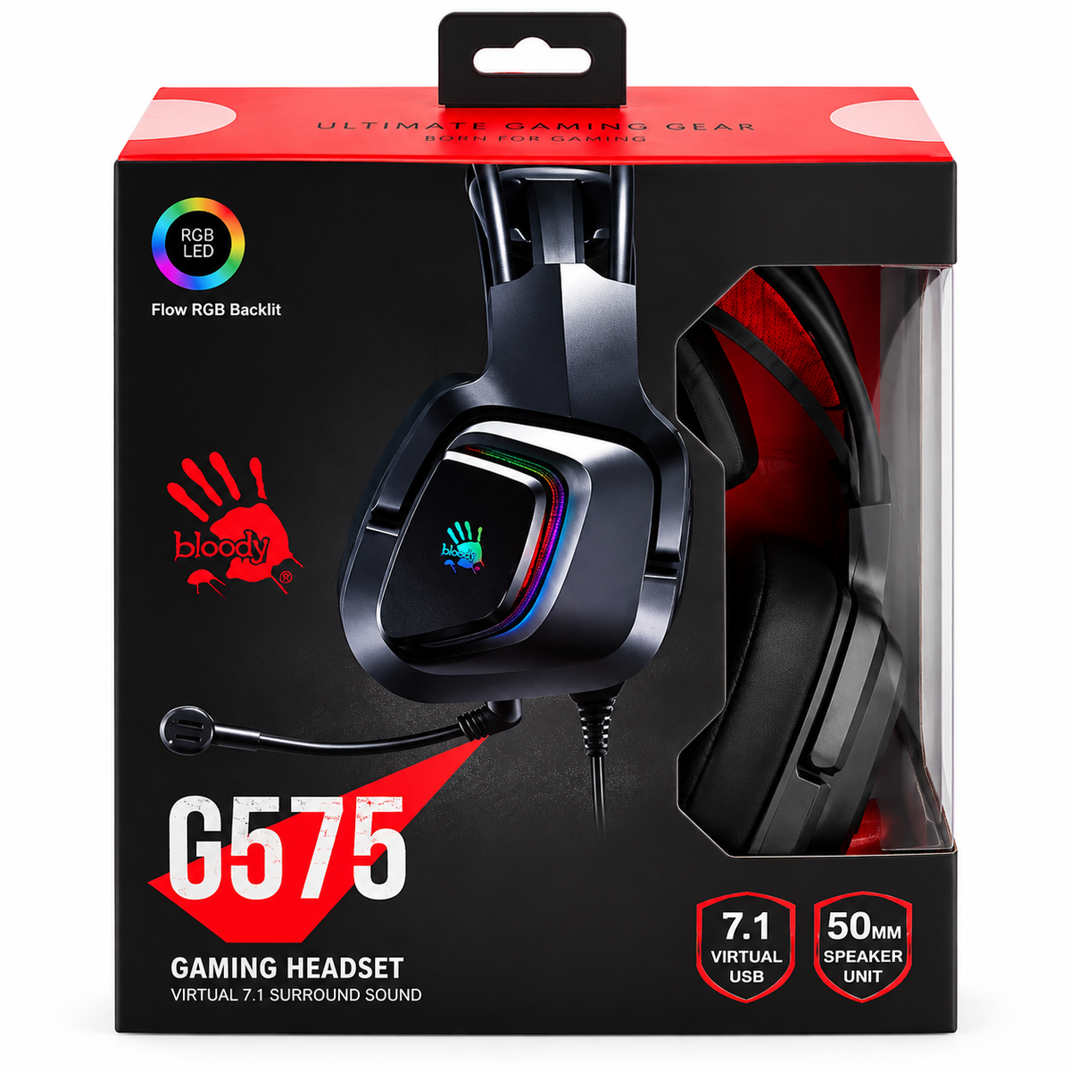 Bloody G575 RGB Gaming Headset – Black