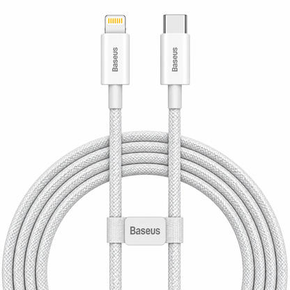 Baseus Dynamic Series Fast Charging Data Cable Type-C to Lightning 20W 1M – White and Black