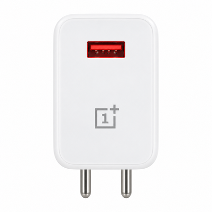 OnePlus 30W Warp Fast Charging Adapter – 2 Pin (White)