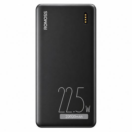 ROMOSS 20000mAh 30W Fast Charging Power Bank – LED Digital Display