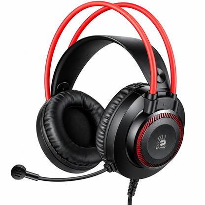 Bloody G200 RGB Gaming Headset – Black & Red