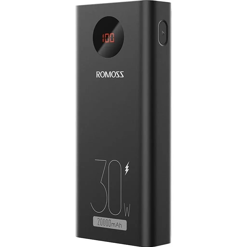 ROMOSS 20000mAh 30W Fast Charging Power Bank – LED Digital Display